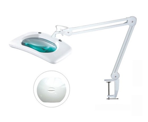 copy of Lampa de birou cu lupa 5 dioptrii 190X157mm si iluminare 60 led culoare alba - imagine 3